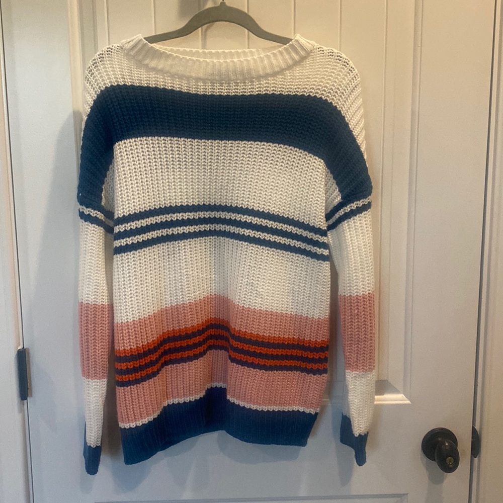 Multi coloured sweater size medium